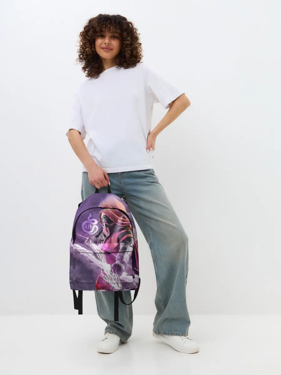 Рюкзак джинсовый / DESTINY 2 HUNTER LOGO