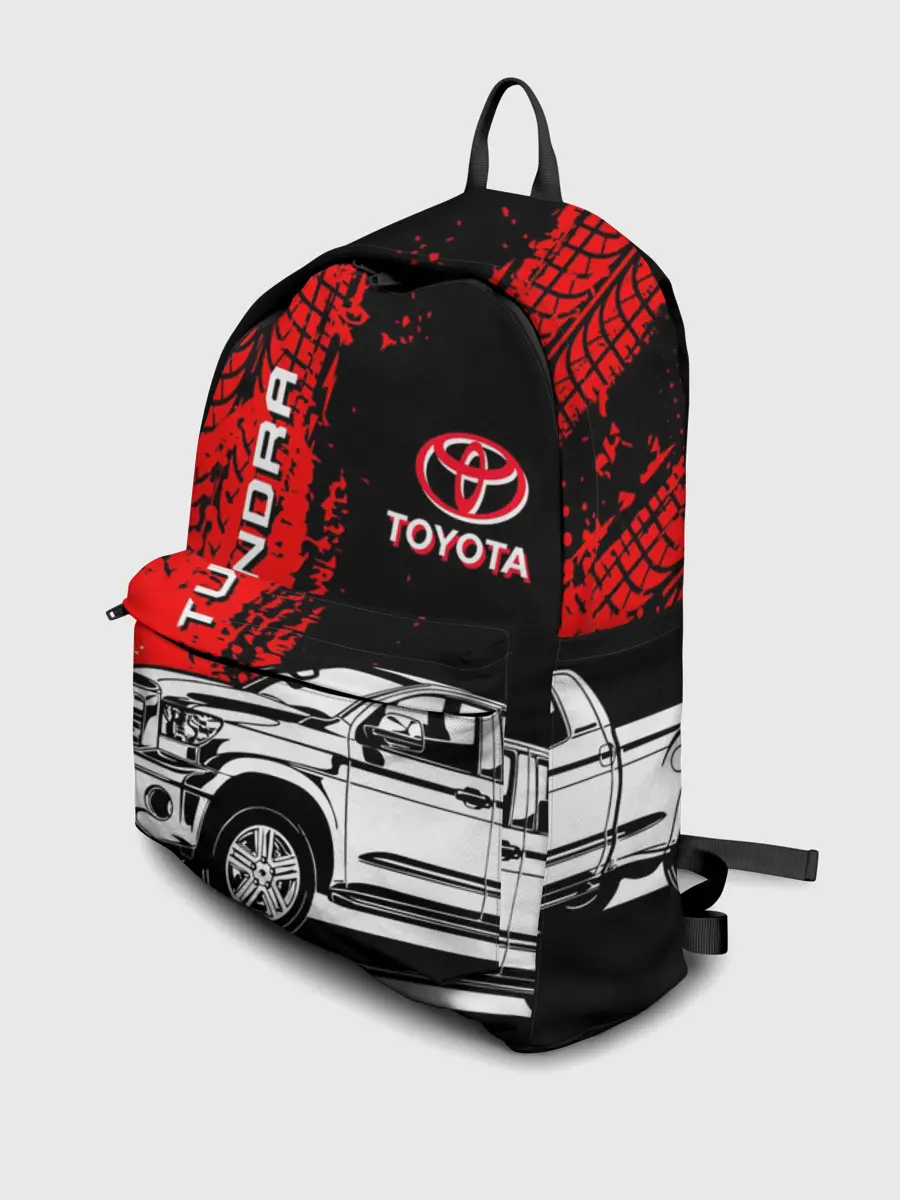 Рюкзак джинсовый / Тойота Тундра следы шин