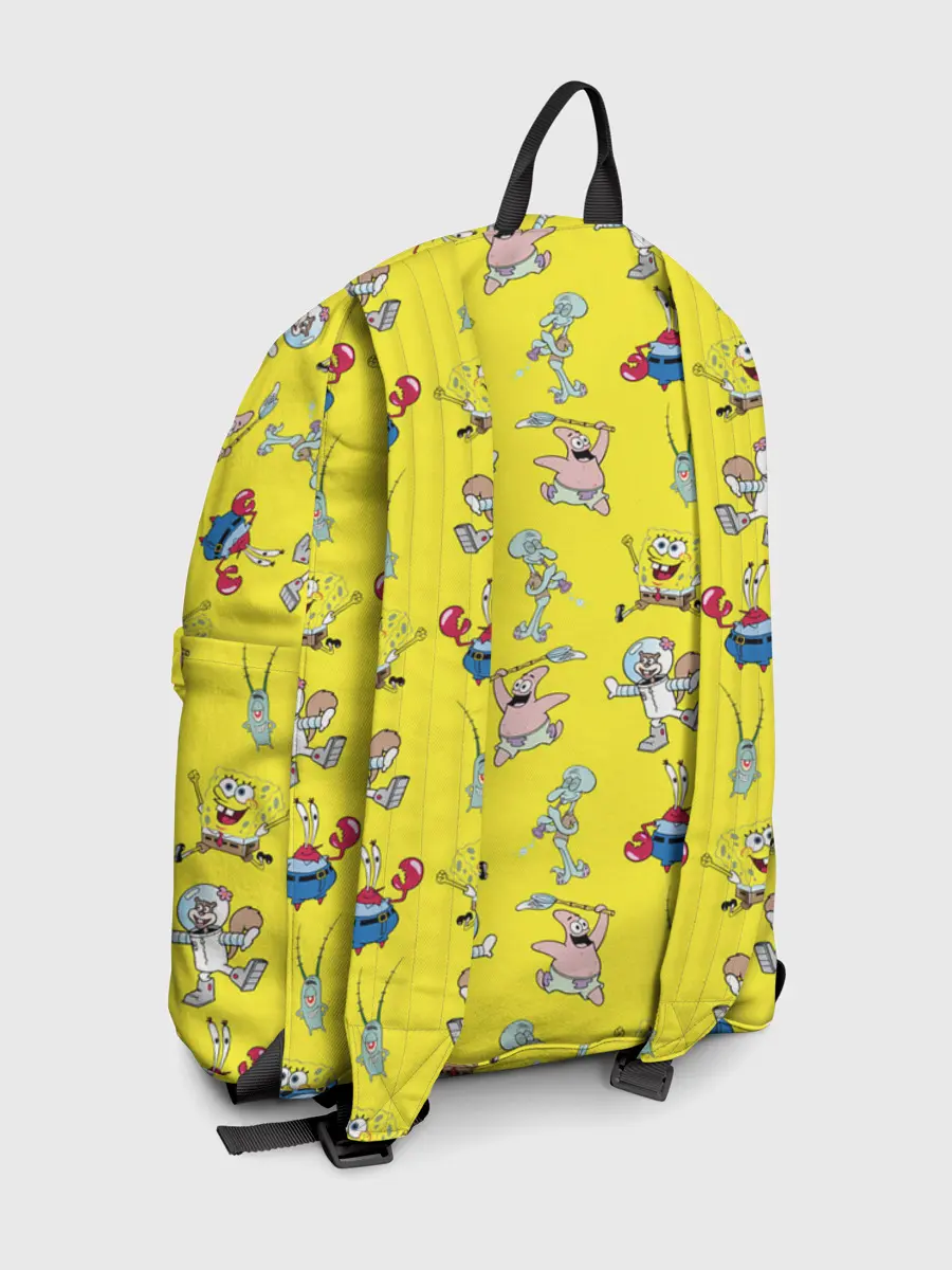 Рюкзак джинсовый / SpongeBob pattern