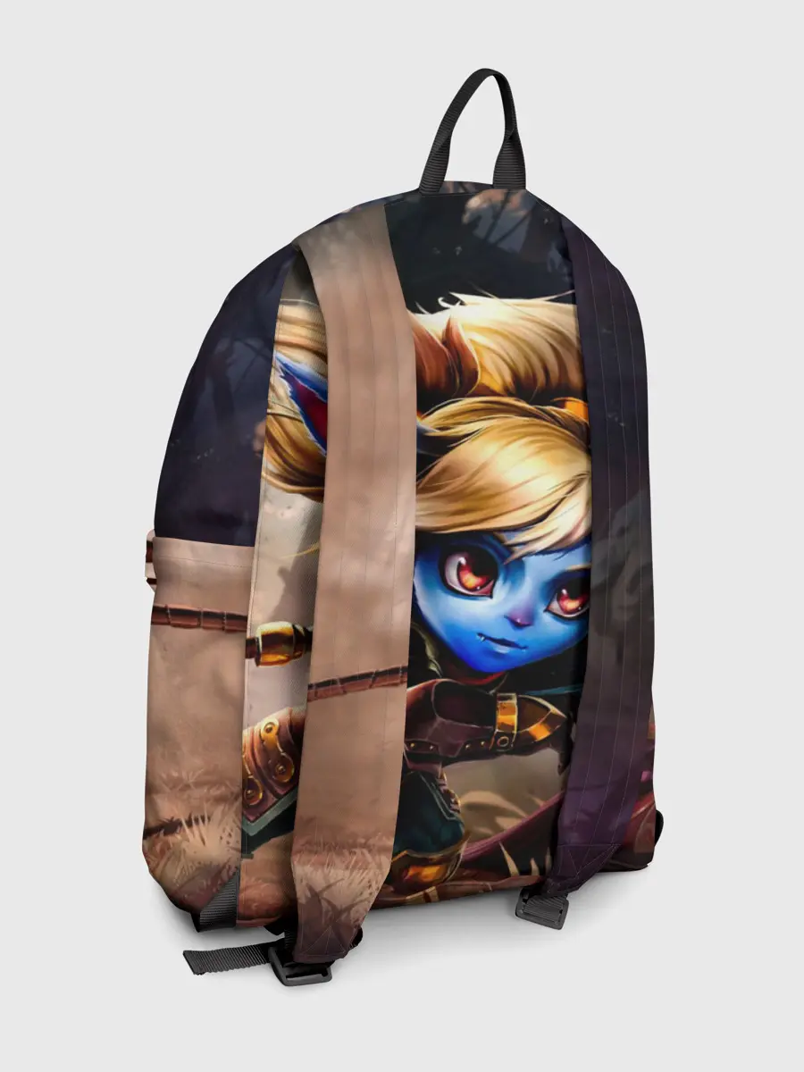 Рюкзак джинсовый / Поппи Хранительница молота