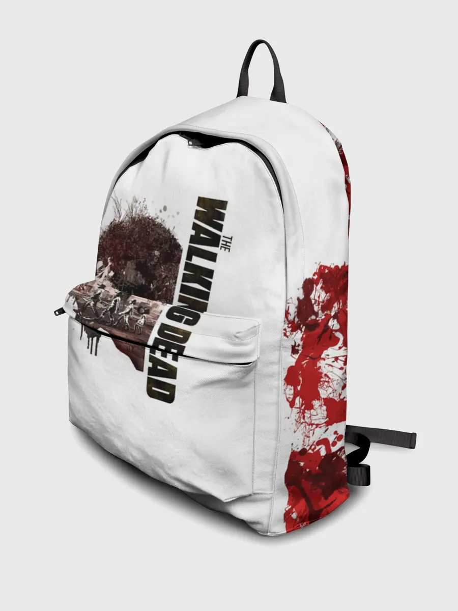 Рюкзак джинсовый / Ходячие Мертвецы 11