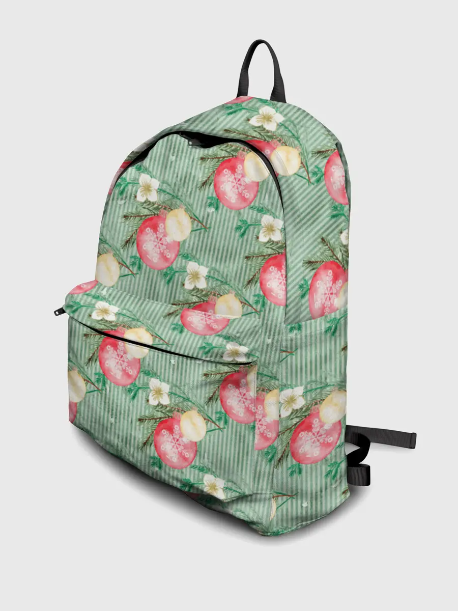 Рюкзак джинсовый / Елочные игрушки шары