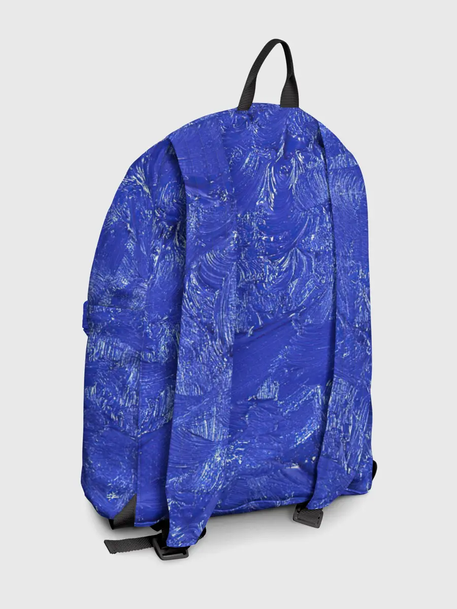 Рюкзак джинсовый / Синие мазки