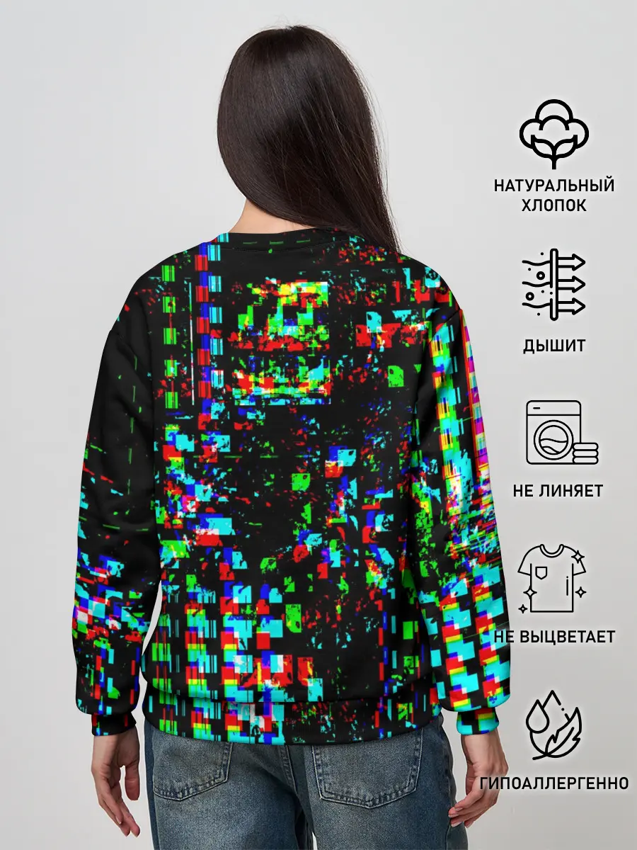 Женский свитшот / Optical abstract