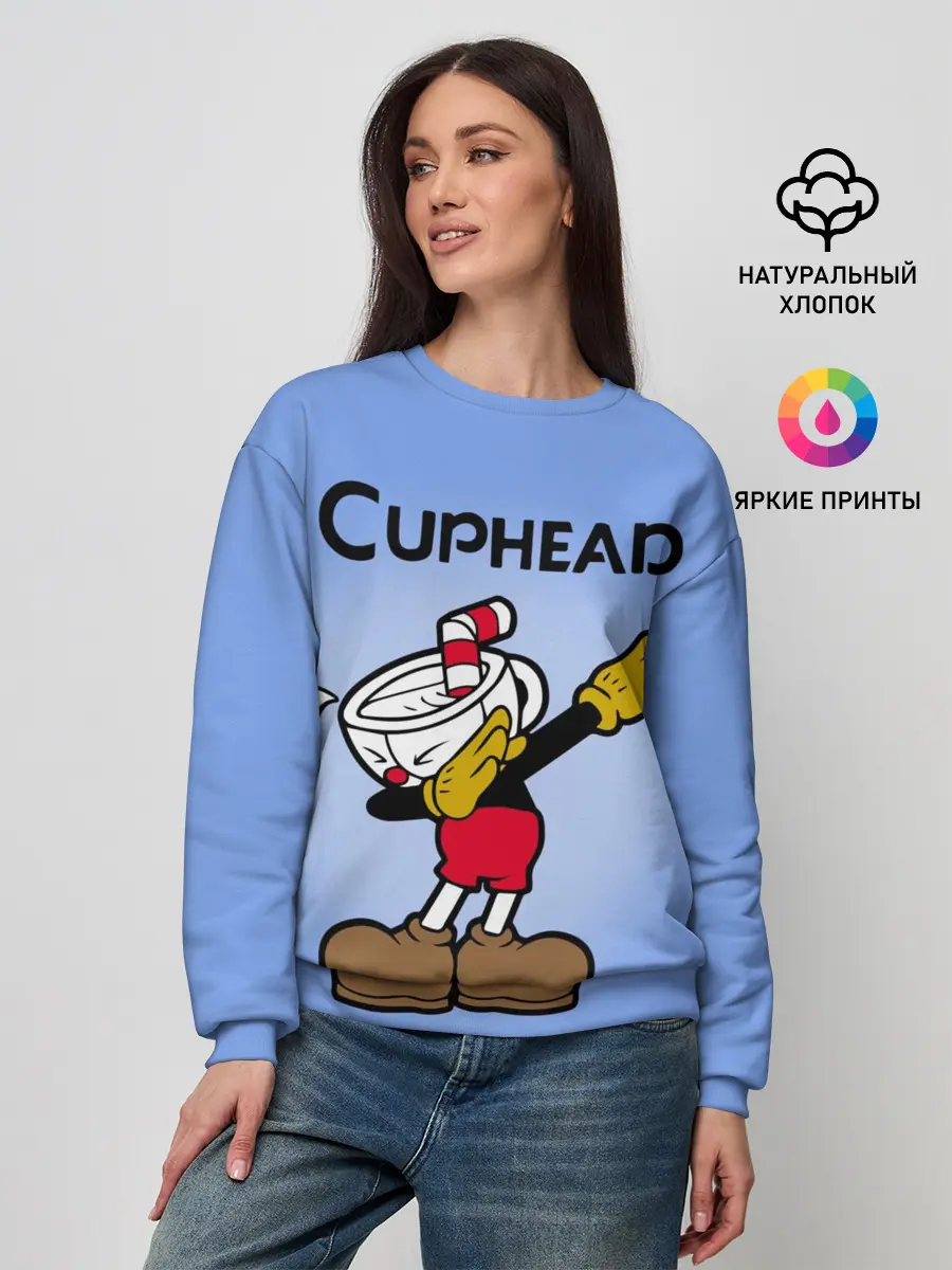 Женский свитшот / Cuphead