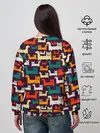 Женский свитшот / Найди чёрного кота