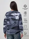 Женский свитшот / Metalic geometry