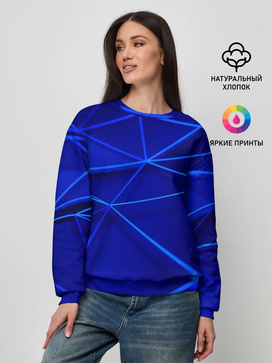 Женский свитшот / delta abstraction