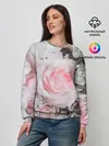 Женский свитшот / розы