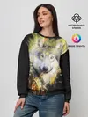 Женский свитшот / Волк
