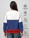 Женский свитшот / Россия Триколор