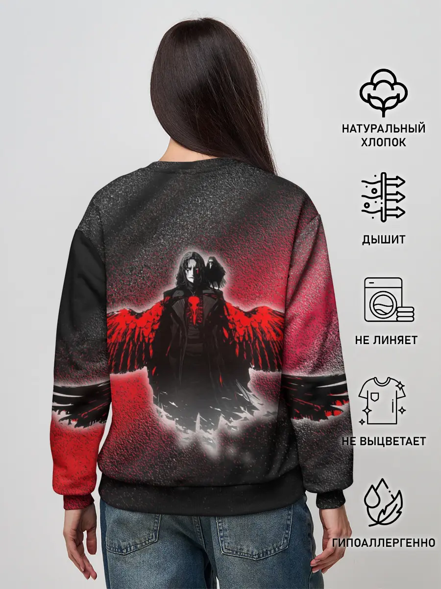 Женский свитшот / Ворон