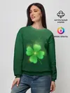 Женский свитшот / Клевер удачи