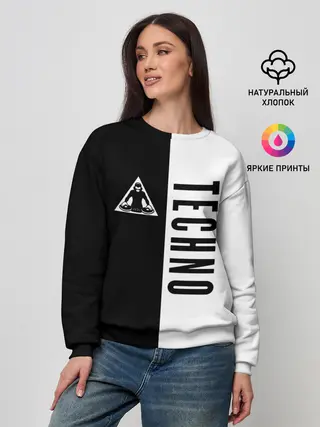 Женский свитшот / Techno