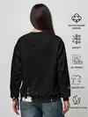 Женский свитшот / Russia black collection