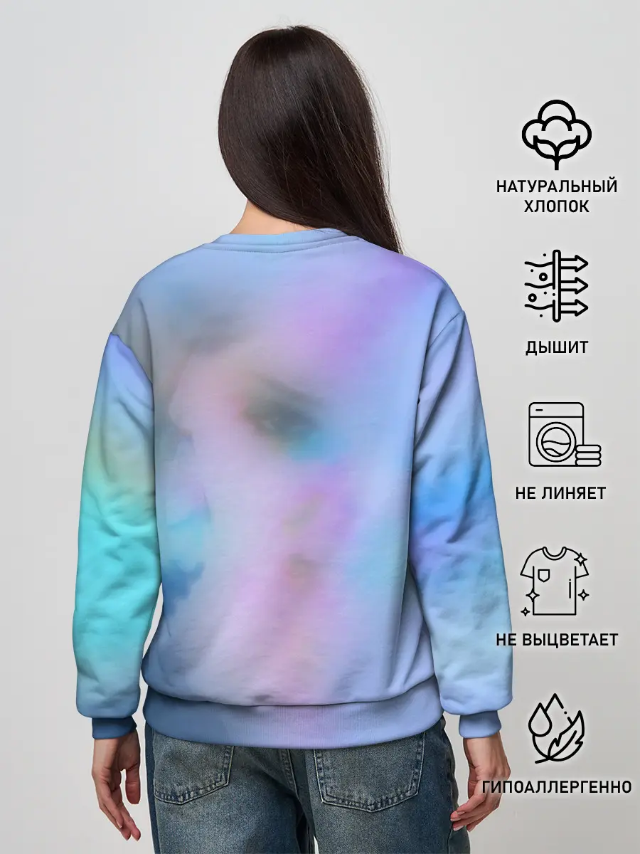 Женский свитшот / Саша Грей. Абстракция