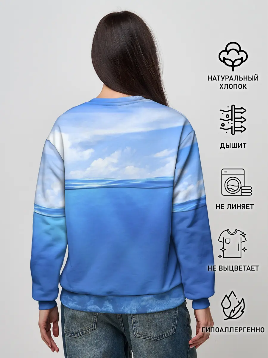 Женский свитшот / Дайвинг