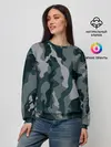 Женский свитшот / камуфляж