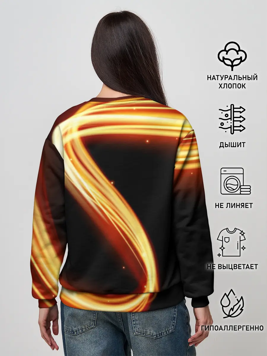 Женский свитшот / Герб РФ collection line