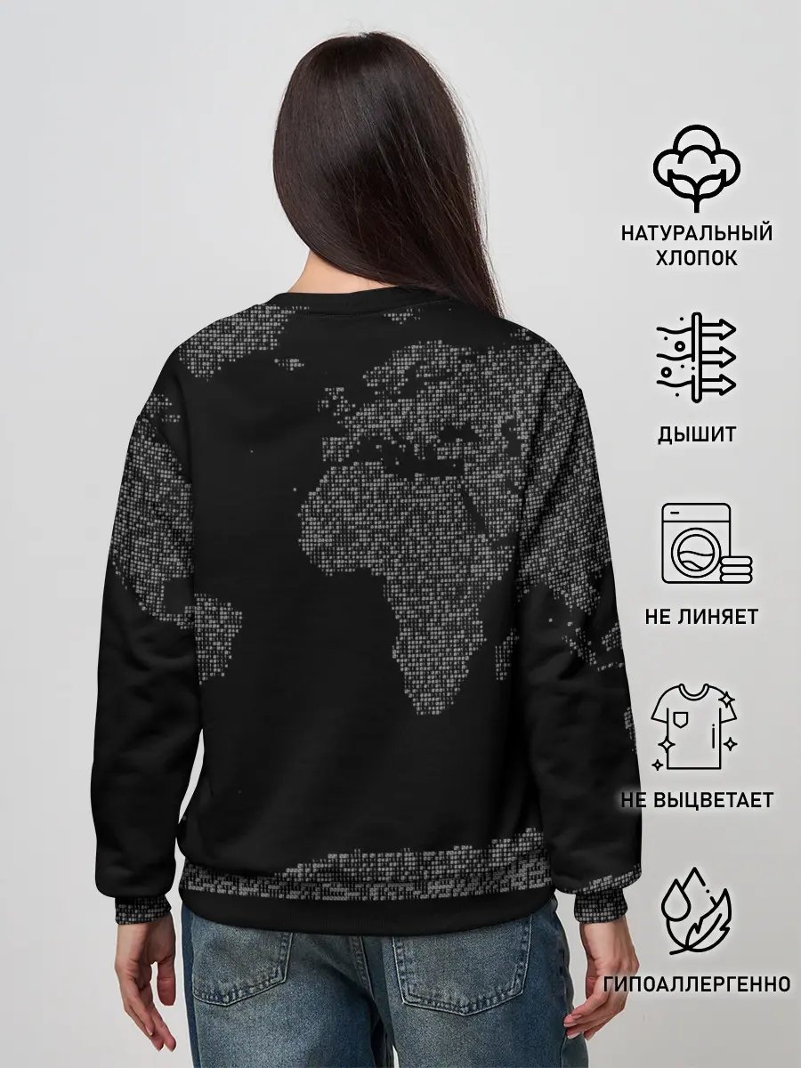 Женский свитшот / Русский хакер