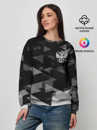 Женский свитшот / Герб РФ