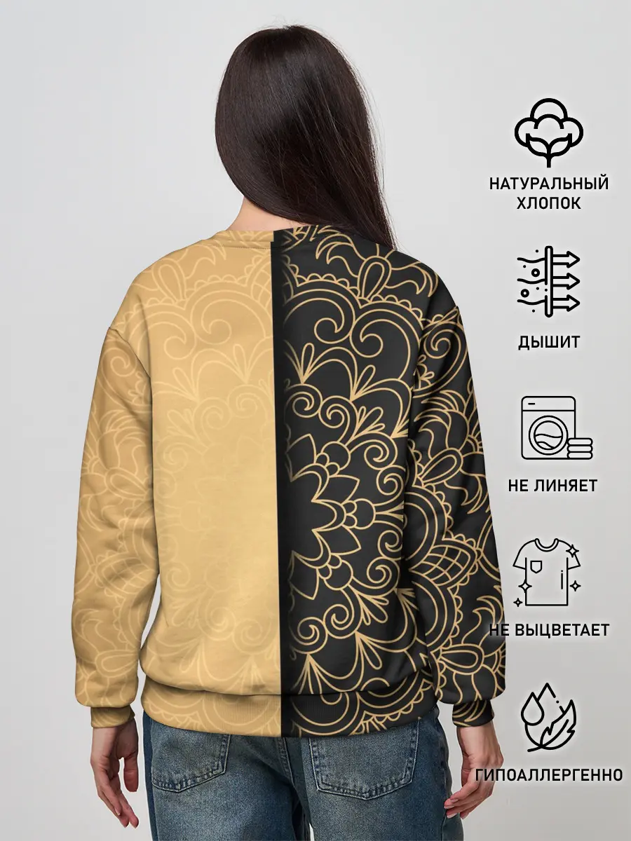 Женский свитшот / Черное золото