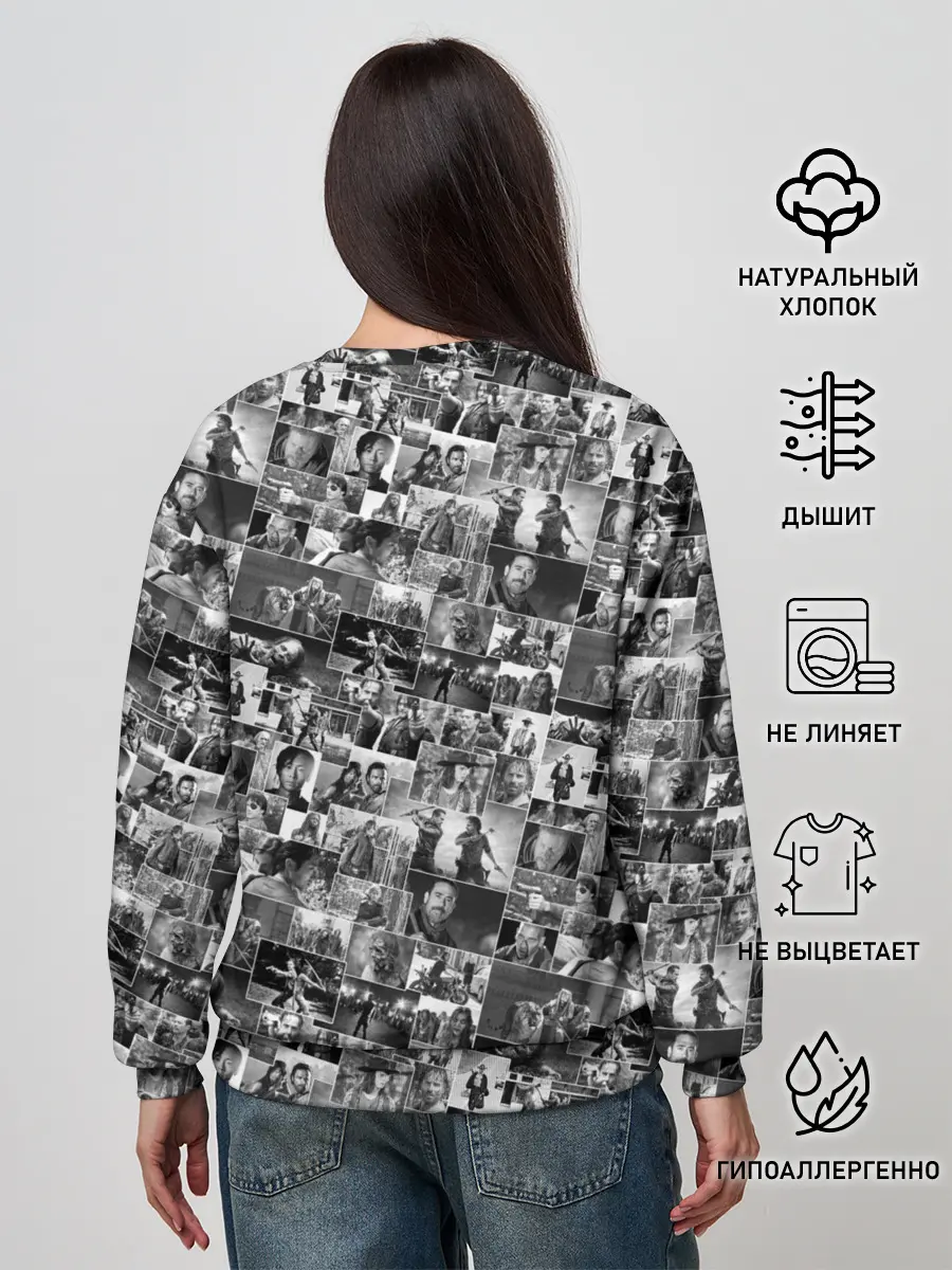 Женский свитшот / The Walking Dead