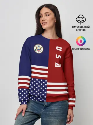 Женский свитшот / USA