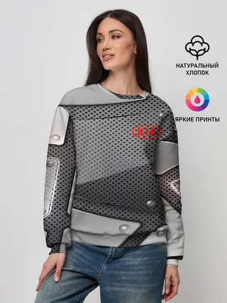 Женский свитшот / KIA metalic motors