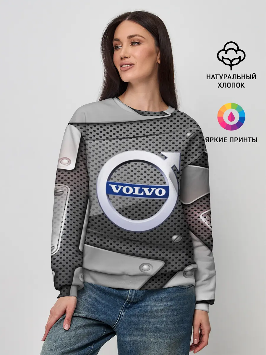 Женский свитшот / VOLVO metalic 2018