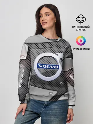Женский свитшот / VOLVO metalic 2018