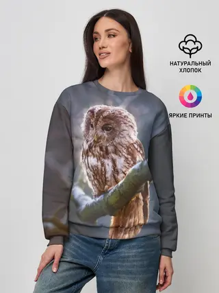 Женский свитшот / Сова