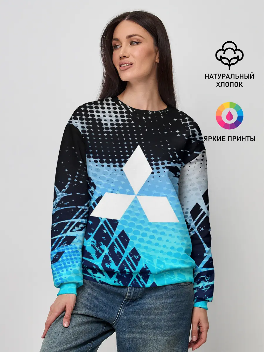 Женский свитшот / Mitsubishi sport auto motors