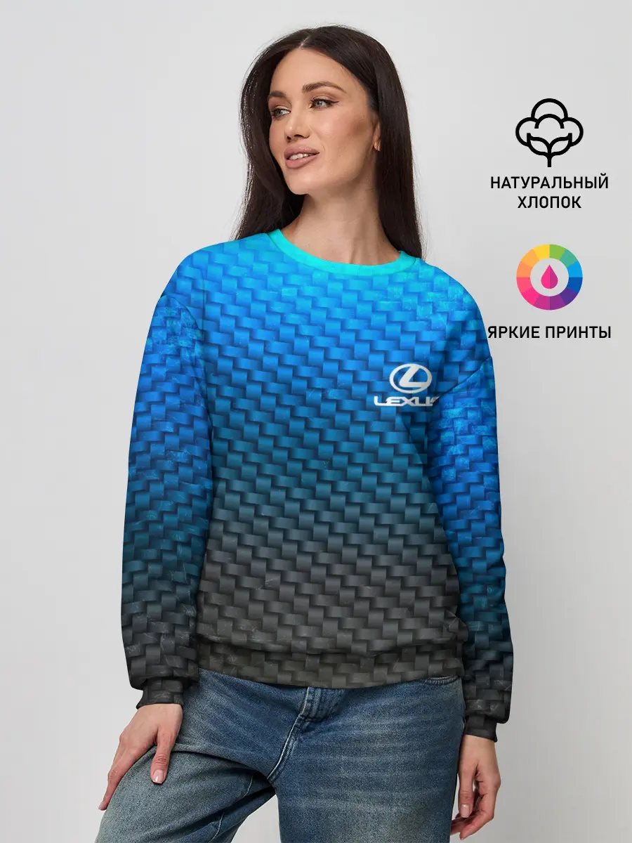 Женский свитшот / LEXUS COLLECTION CARBON