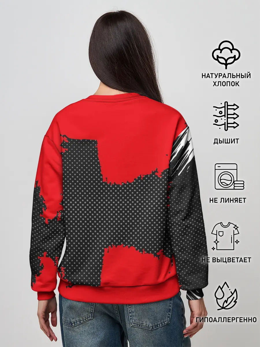 Женский свитшот / BARCELONA SPORT RED