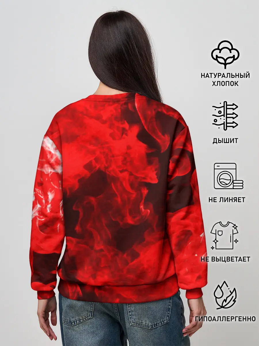 Женский свитшот / Red Snake