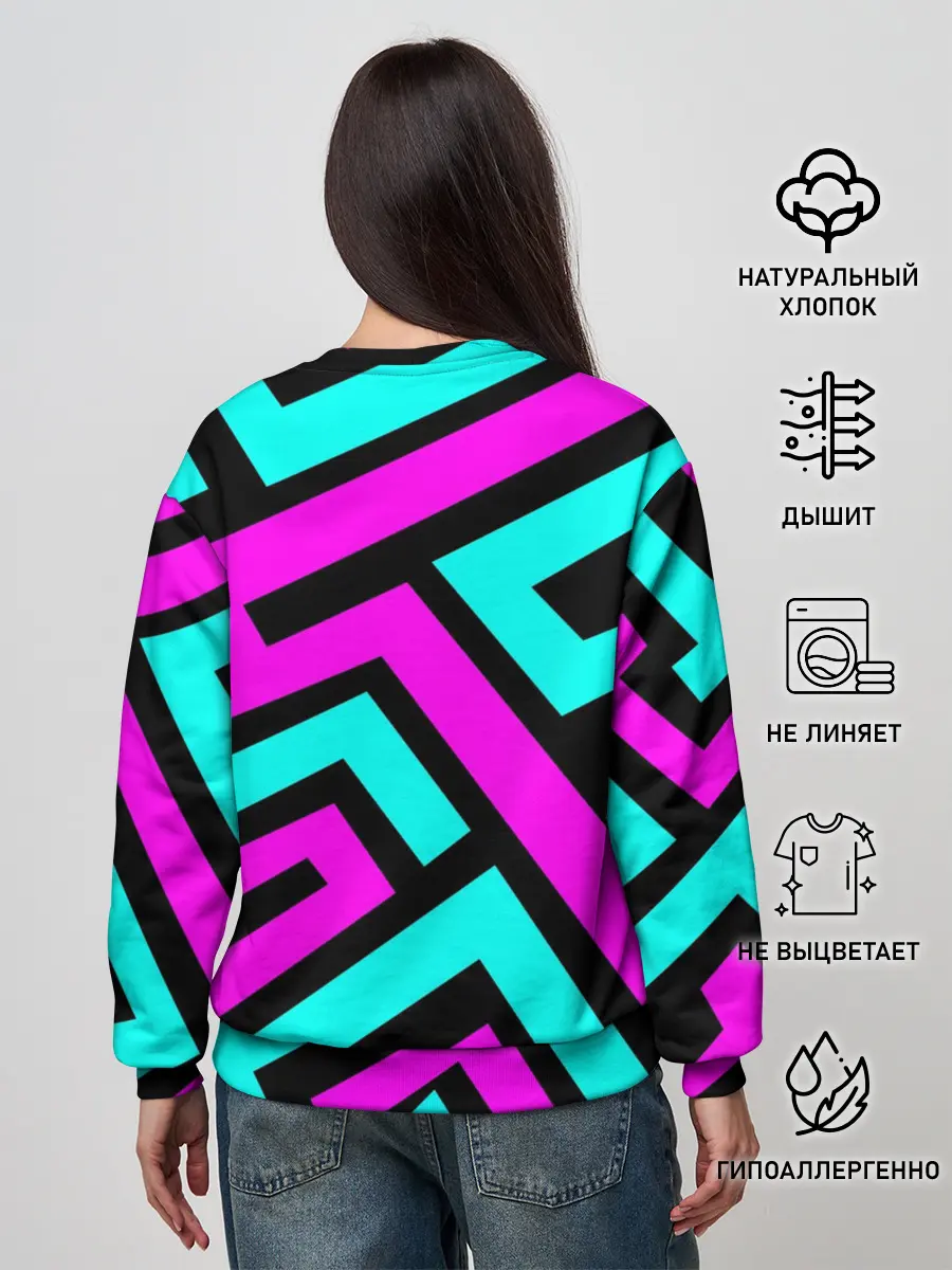 Женский свитшот / Abstract Background 4