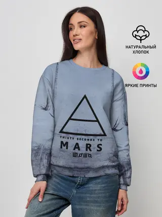 Женский свитшот / 30 Seconds to Mars