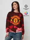 Женский свитшот / Manchester United Abstract