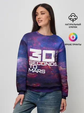 Женский свитшот / 30 Seconds to Mars
