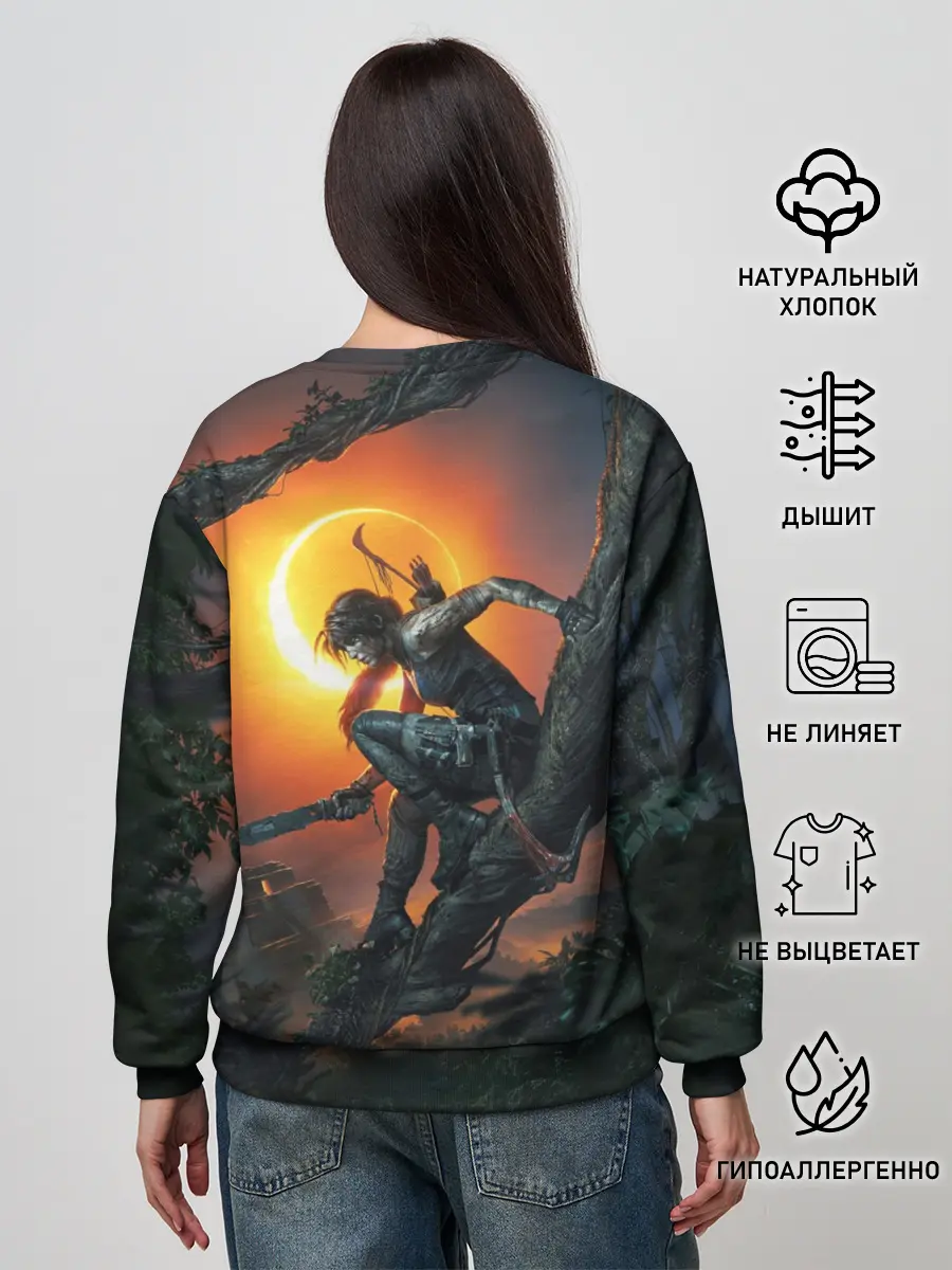 Женский свитшот / Shadow of the Tomb Raider