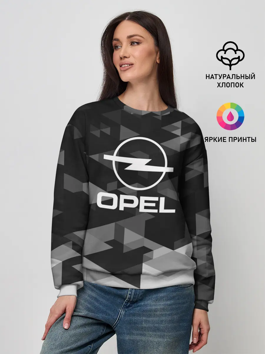 Женский свитшот / Opel sport geometry