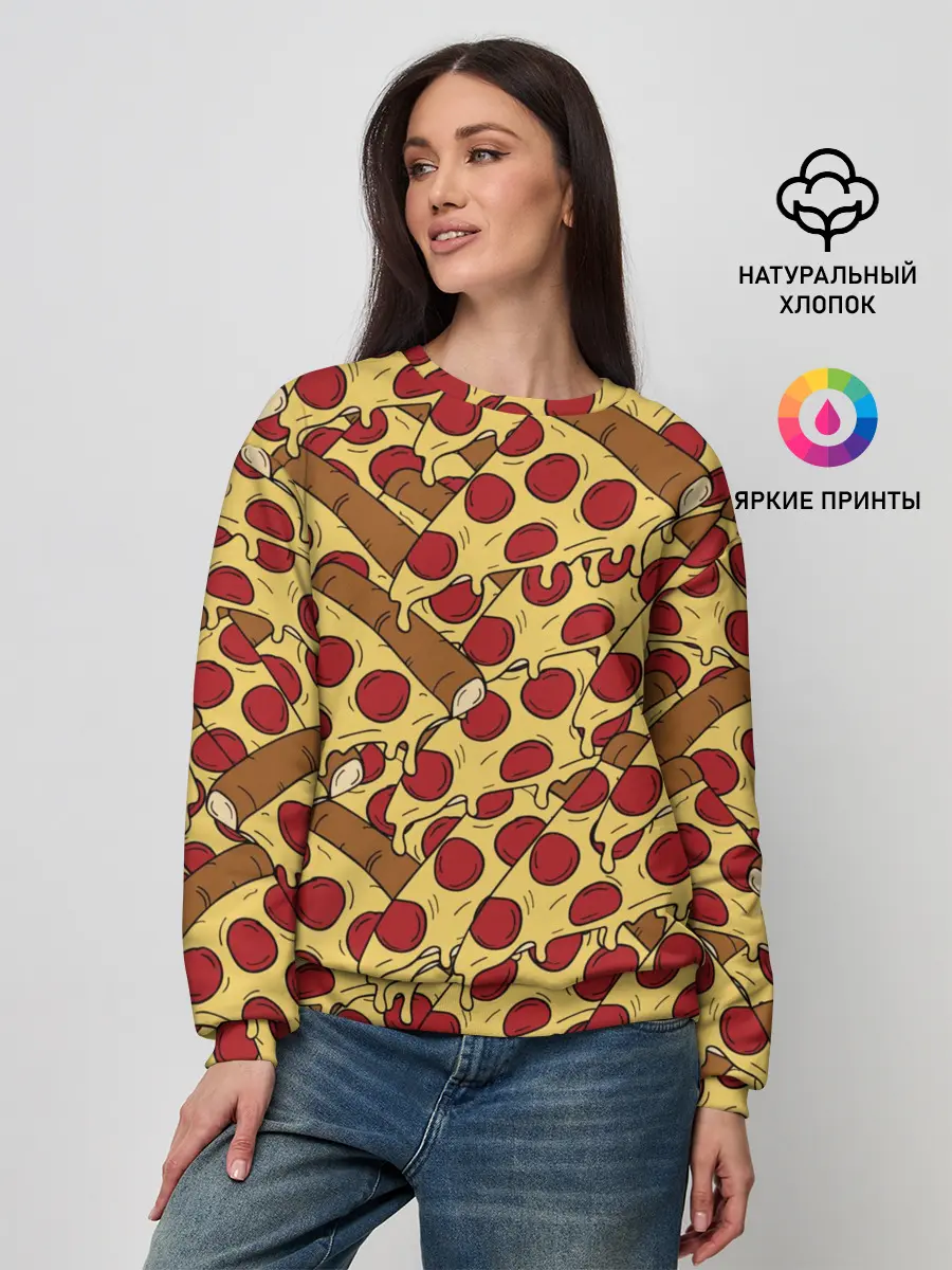 Женский свитшот / Pizza