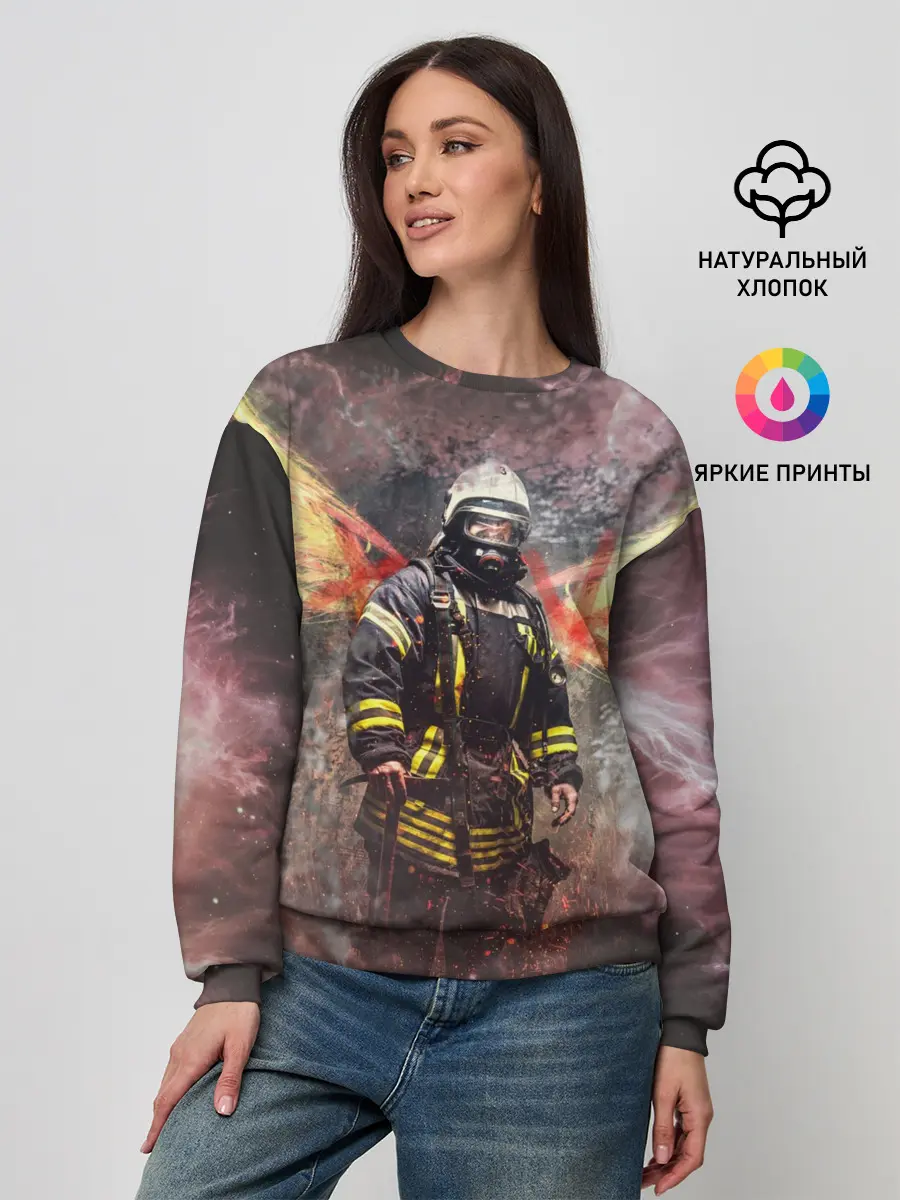 Женский свитшот / Пожарный