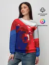 Женский свитшот / Российский медведь
