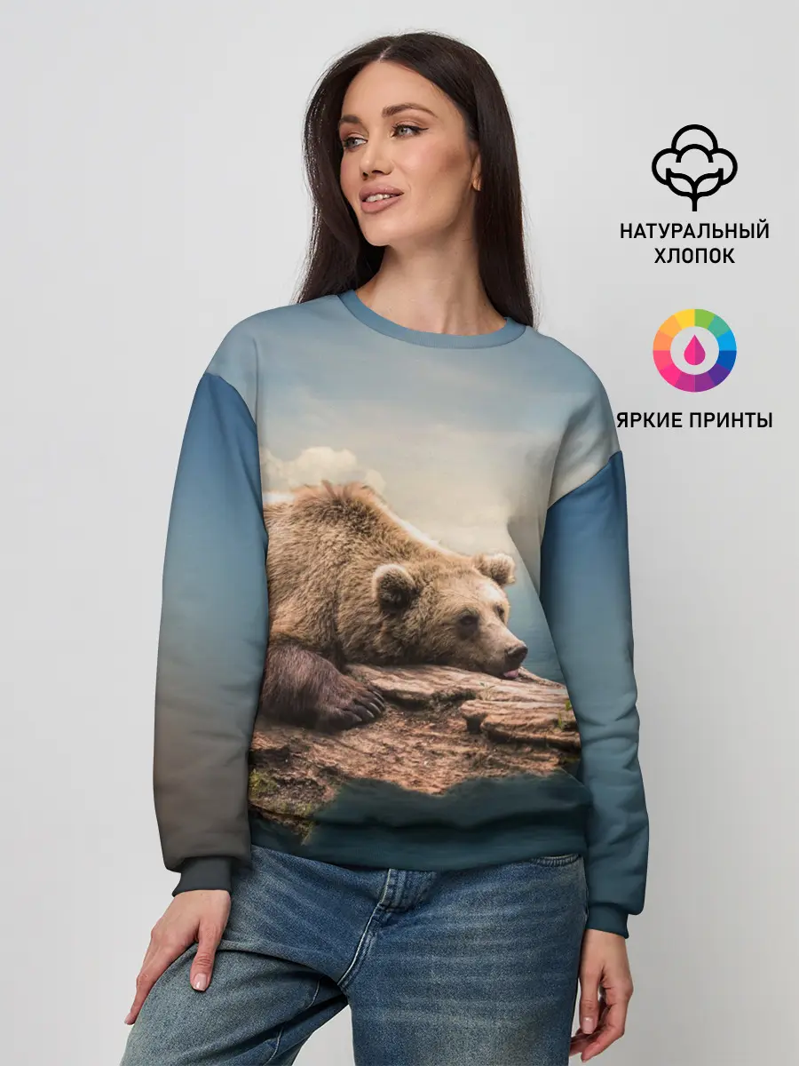 Женский свитшот / A bear