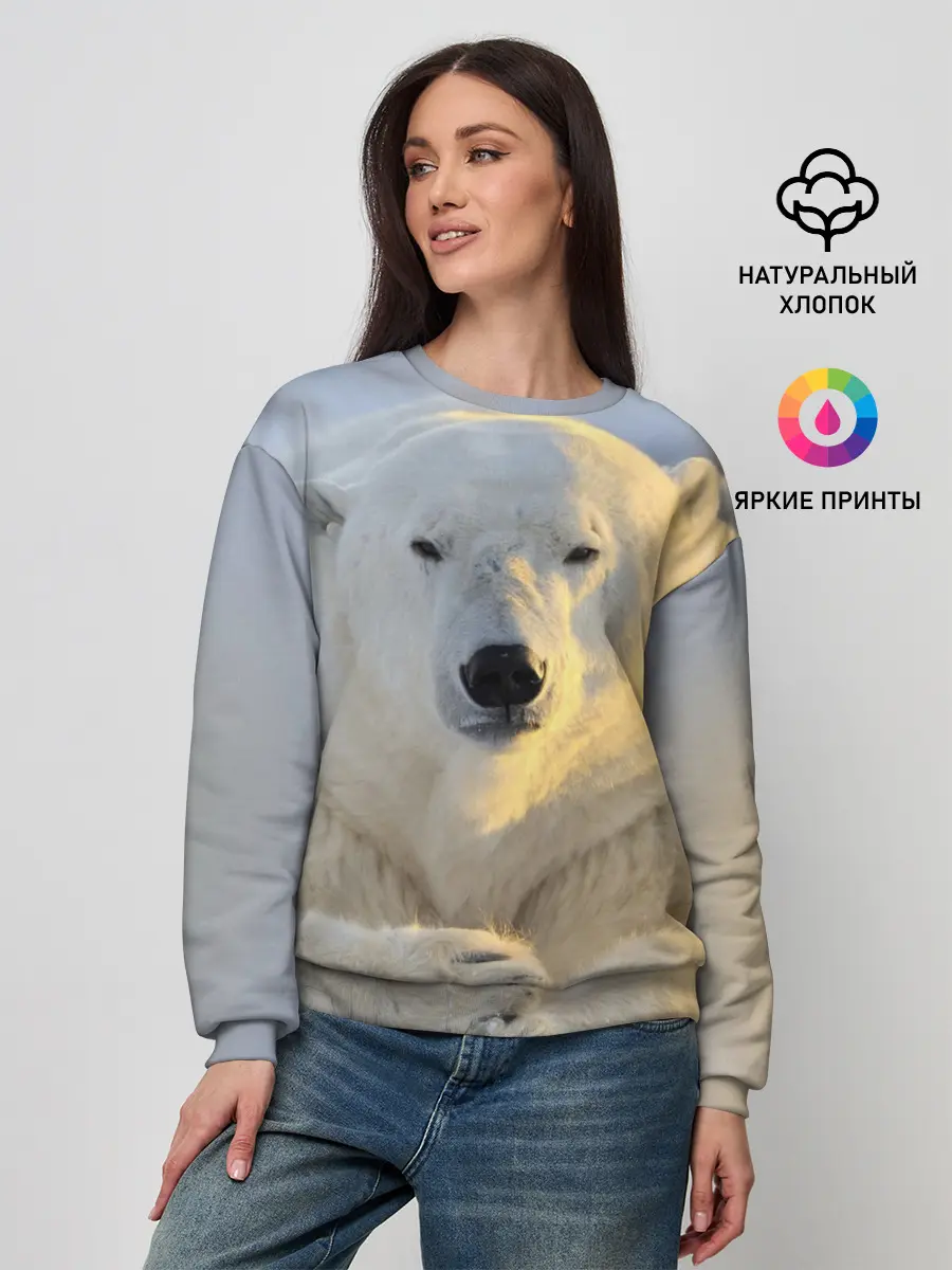 Женский свитшот / Медведь