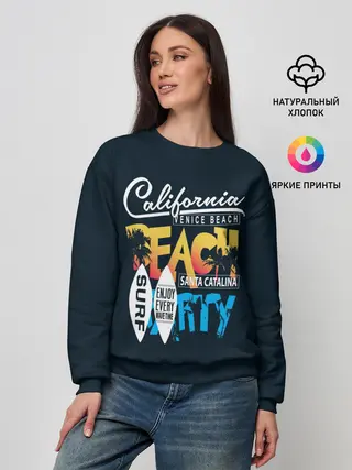 Женский свитшот / Калифорния