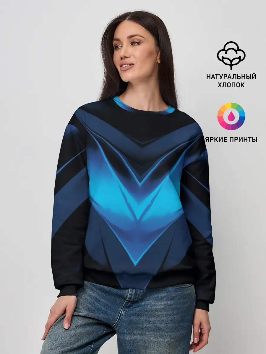 Женский свитшот / Абстракция