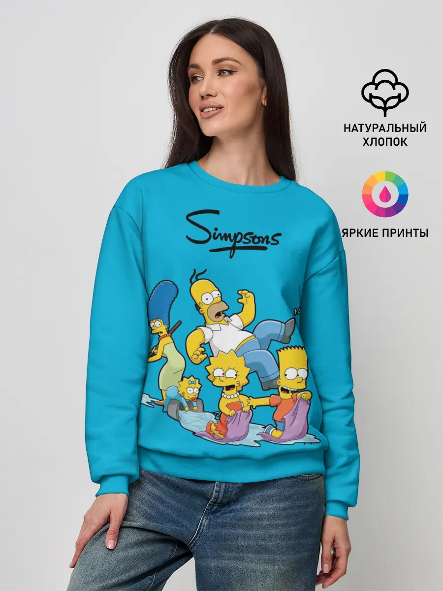 Женский свитшот / Симпсоны